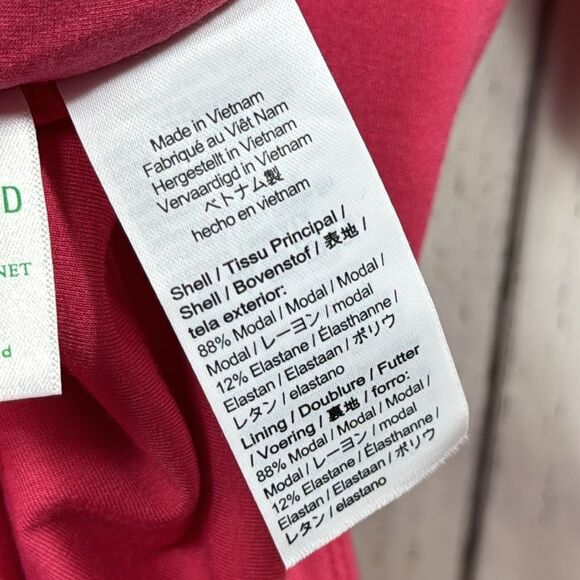 J.Crew Pink Long Sleeve Faux Wrap Top with Velvet Tie NWT Size M - Picture 10 of 14